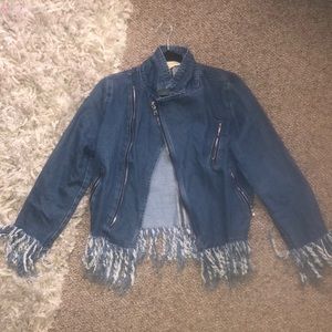 Fringe Jean jacket